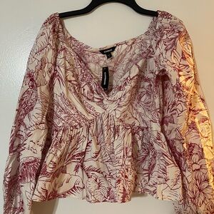 Blouse never worn with tags